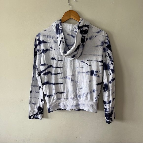Monrow Tie Dye Zip Up Hoodie Sweatshirt Top Size XS - Picture 2 of 5